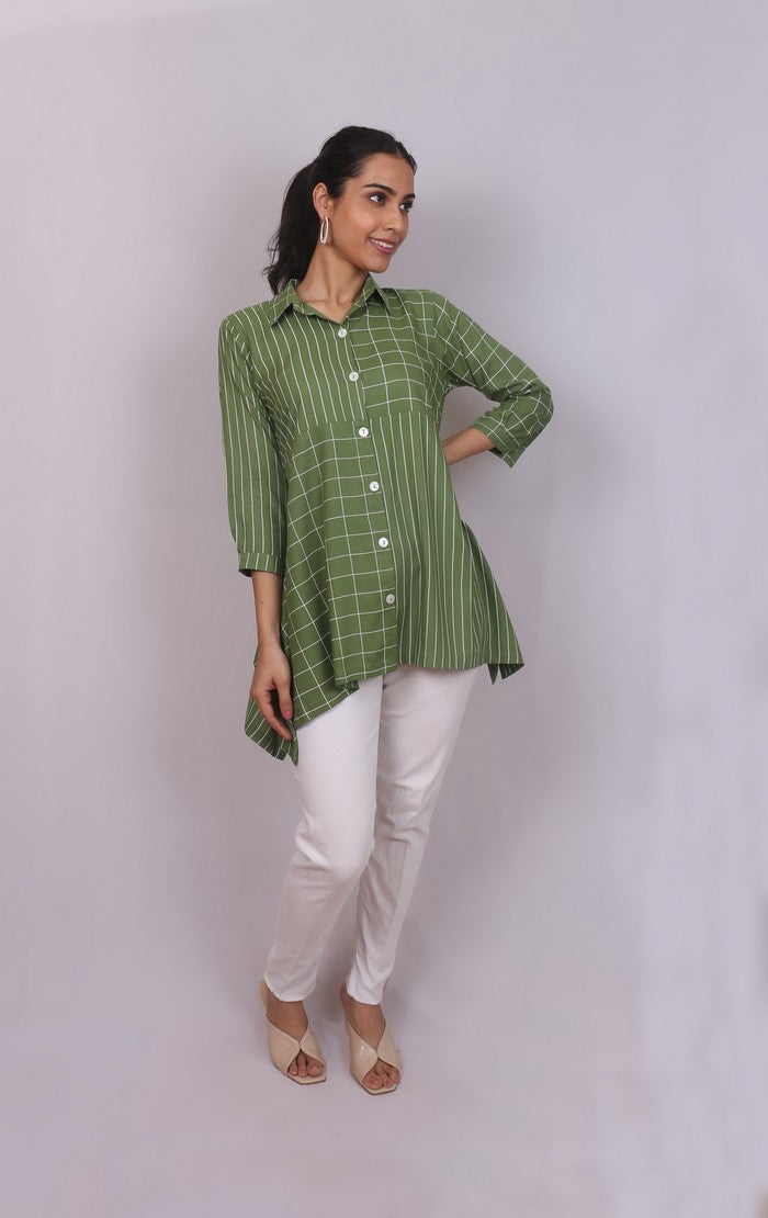 Buy Chinese Collar Kurtas Online for Women in India on Libas